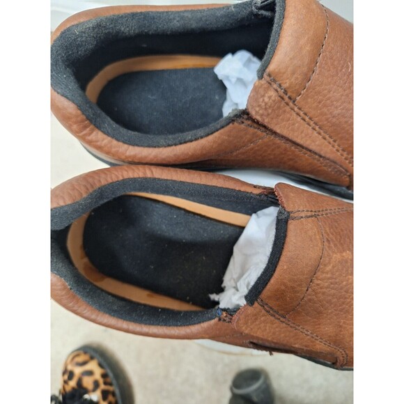 ROPER Performance Slip On MENS Brown Casual Loafer Shoe - SZ 10 - NEW NEVER WORN - Picture 5 of 8